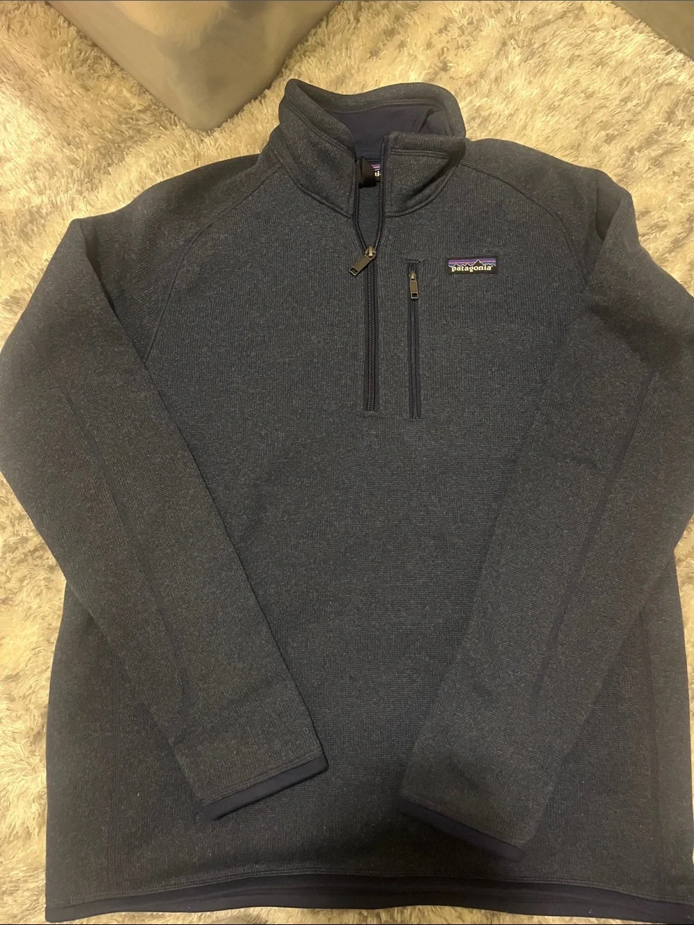 Patagonia Dark Navy Half-Zip Fleece Pullover